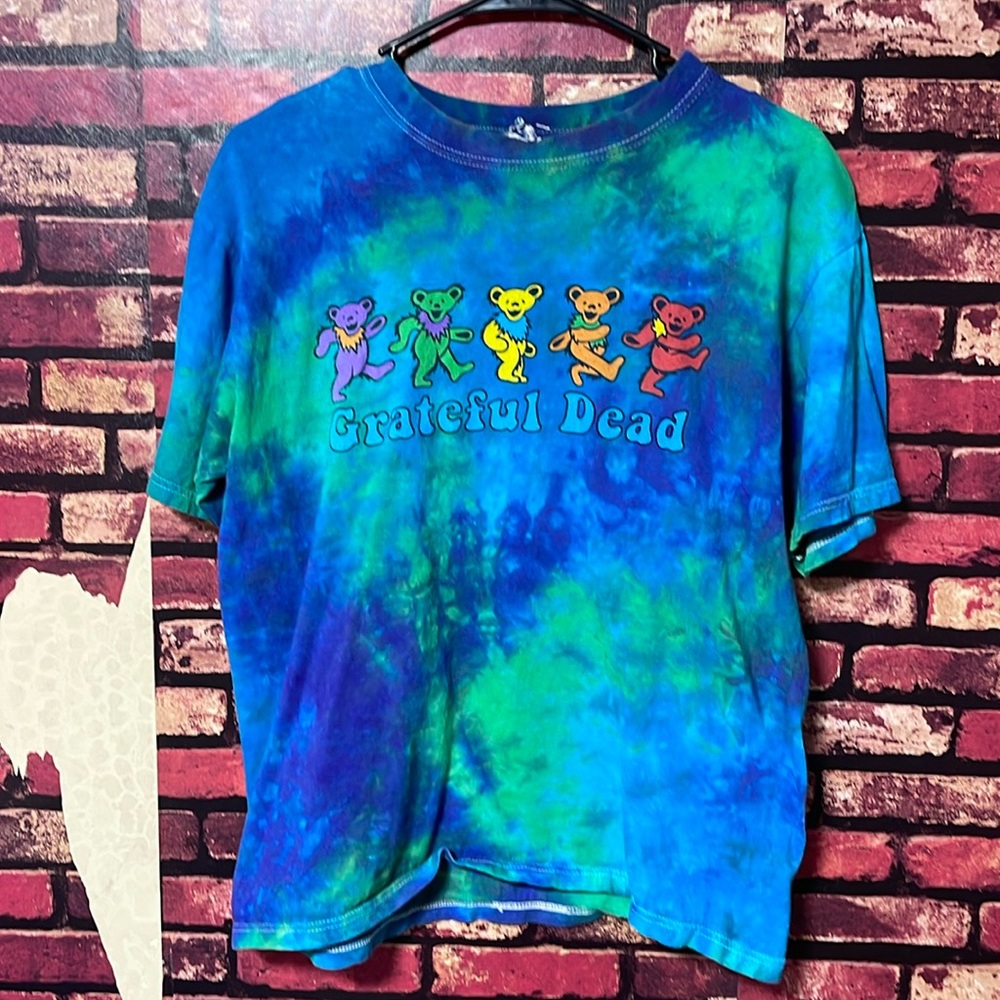 Grateful death dancing bears tie dye shirt size small